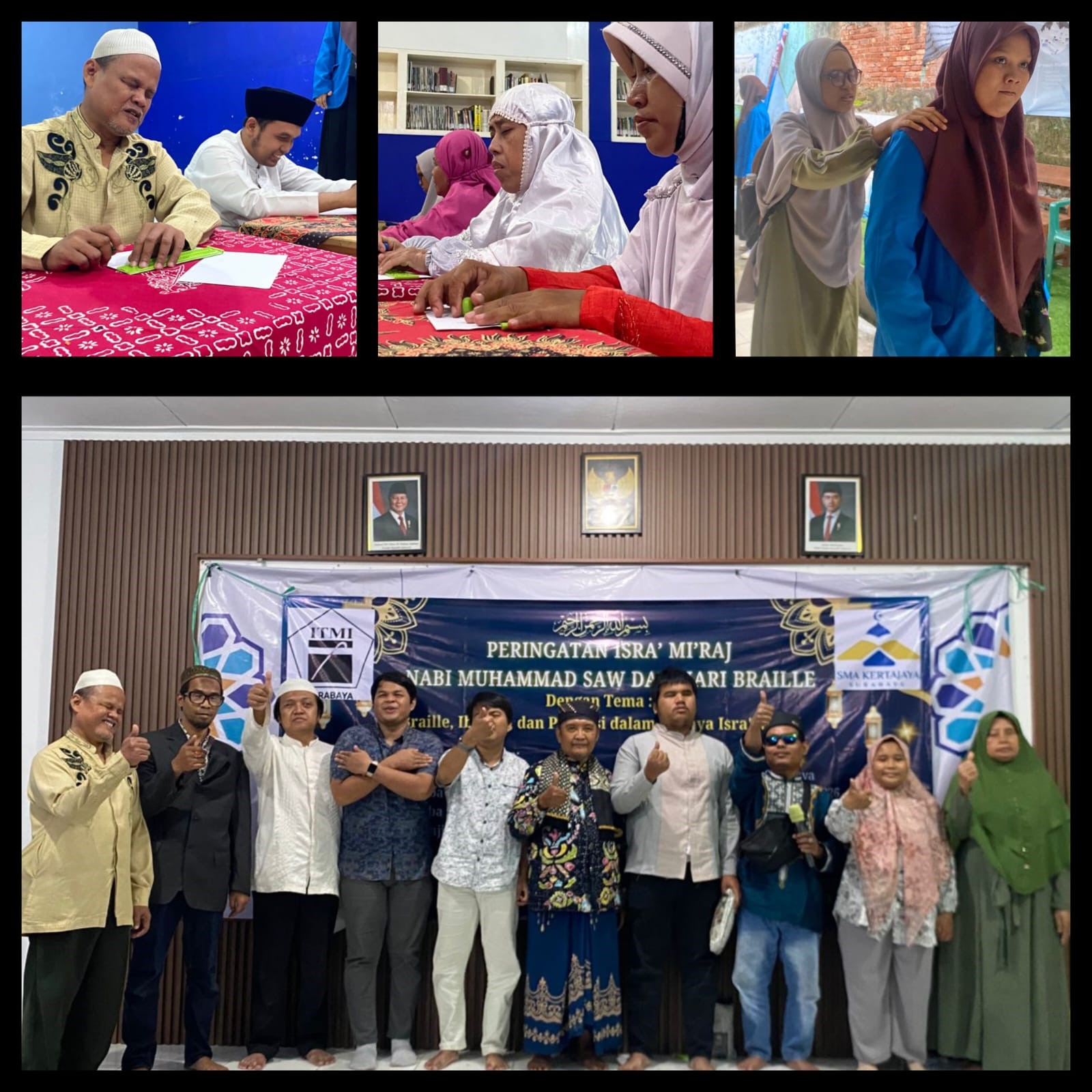 SMA Kertajaya Hadir sebagai Relawan, Wujudkan Dukungan Nyata di Isra Mi’raj ITMI Surabaya