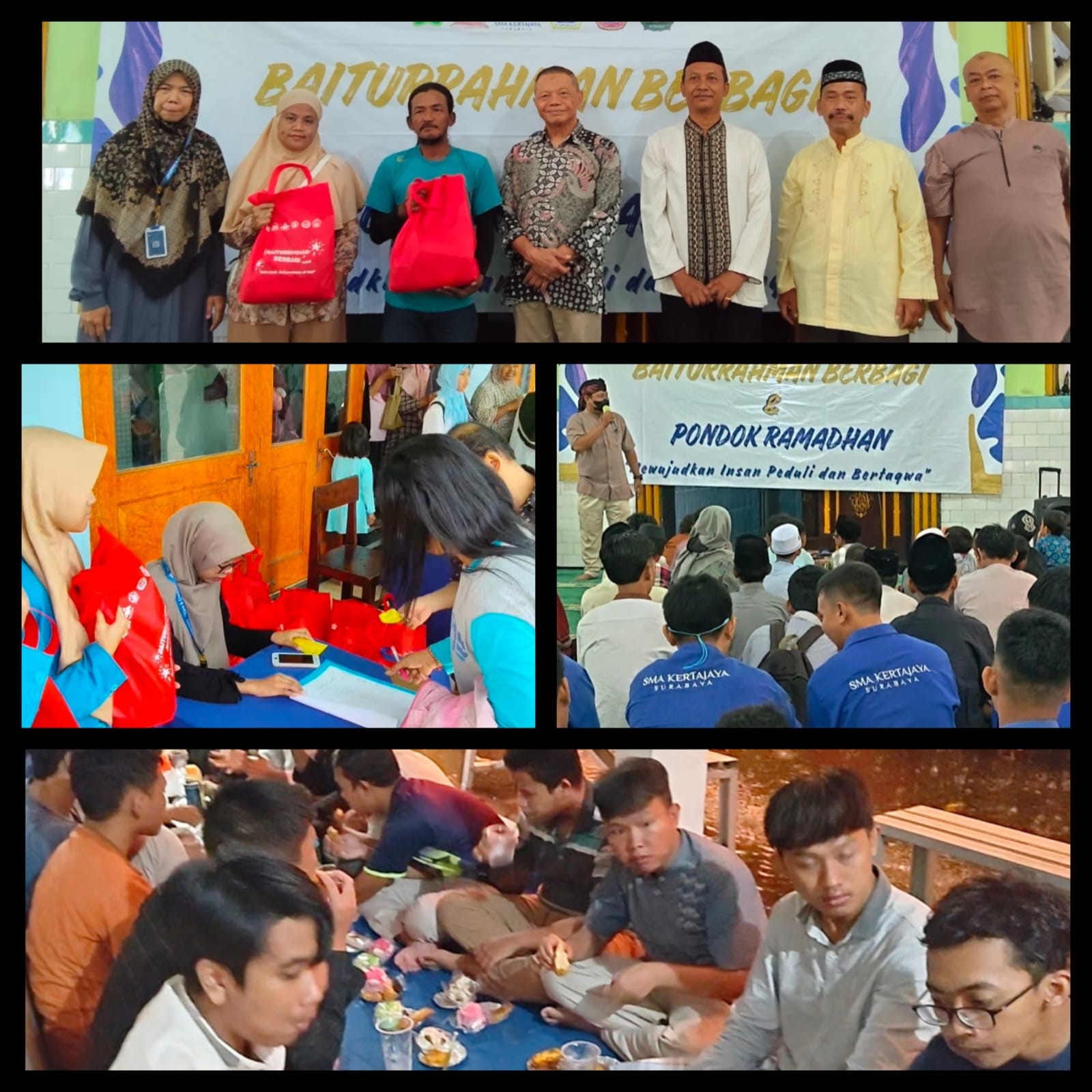 Menebar Kebaikan di Bulan Suci: SMA Kertajaya Gelar Pondok Ramadhan dan Baiturrahman Berbagi